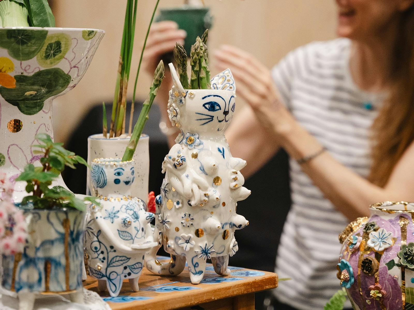 Porcelain works by Gabby Malpas