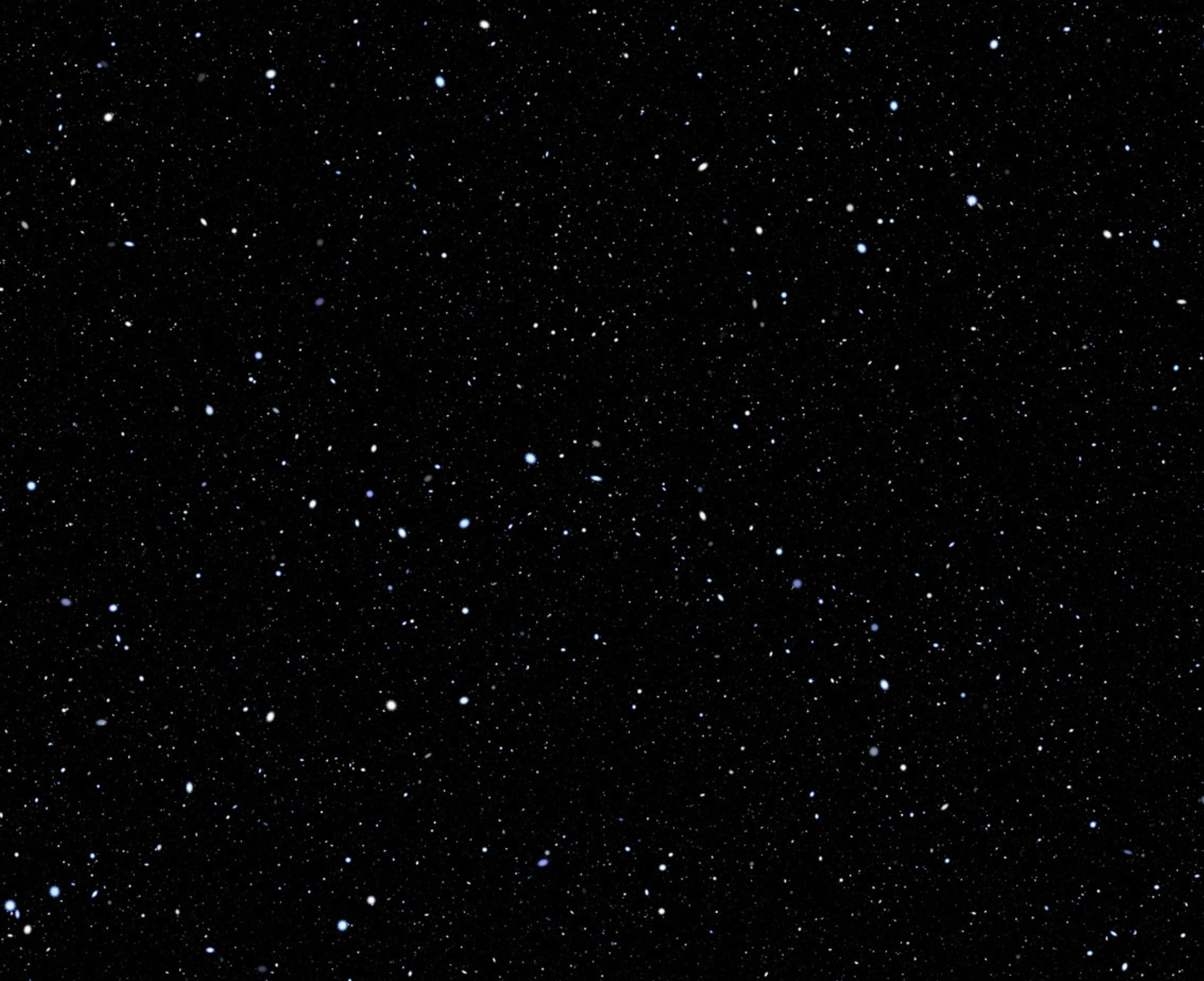 Black sky with stars