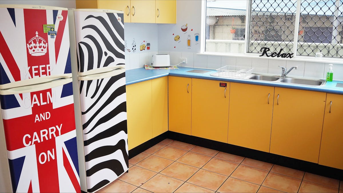 Fun clean shared kitchen facilities