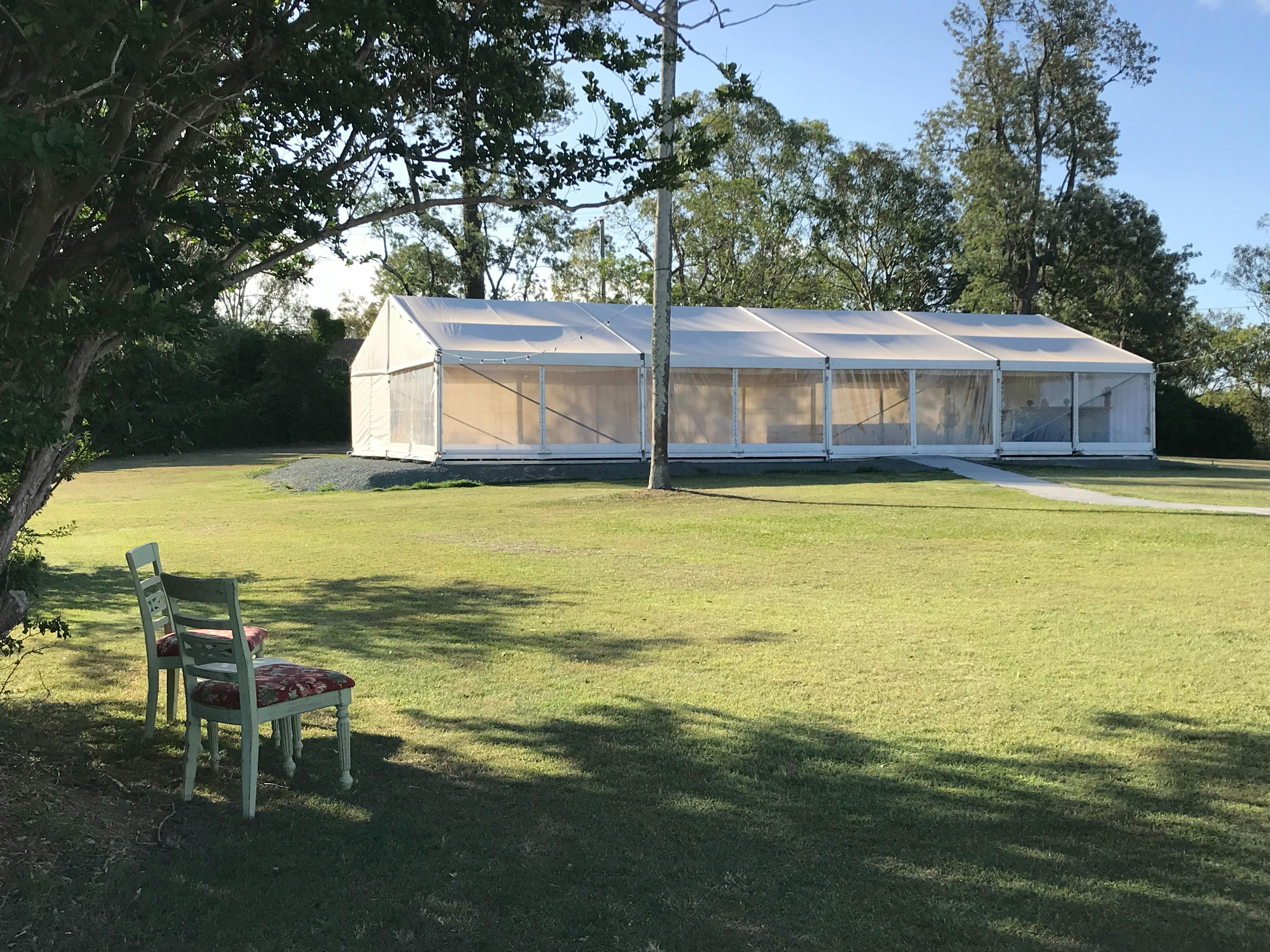 20m x 10m floored marquee