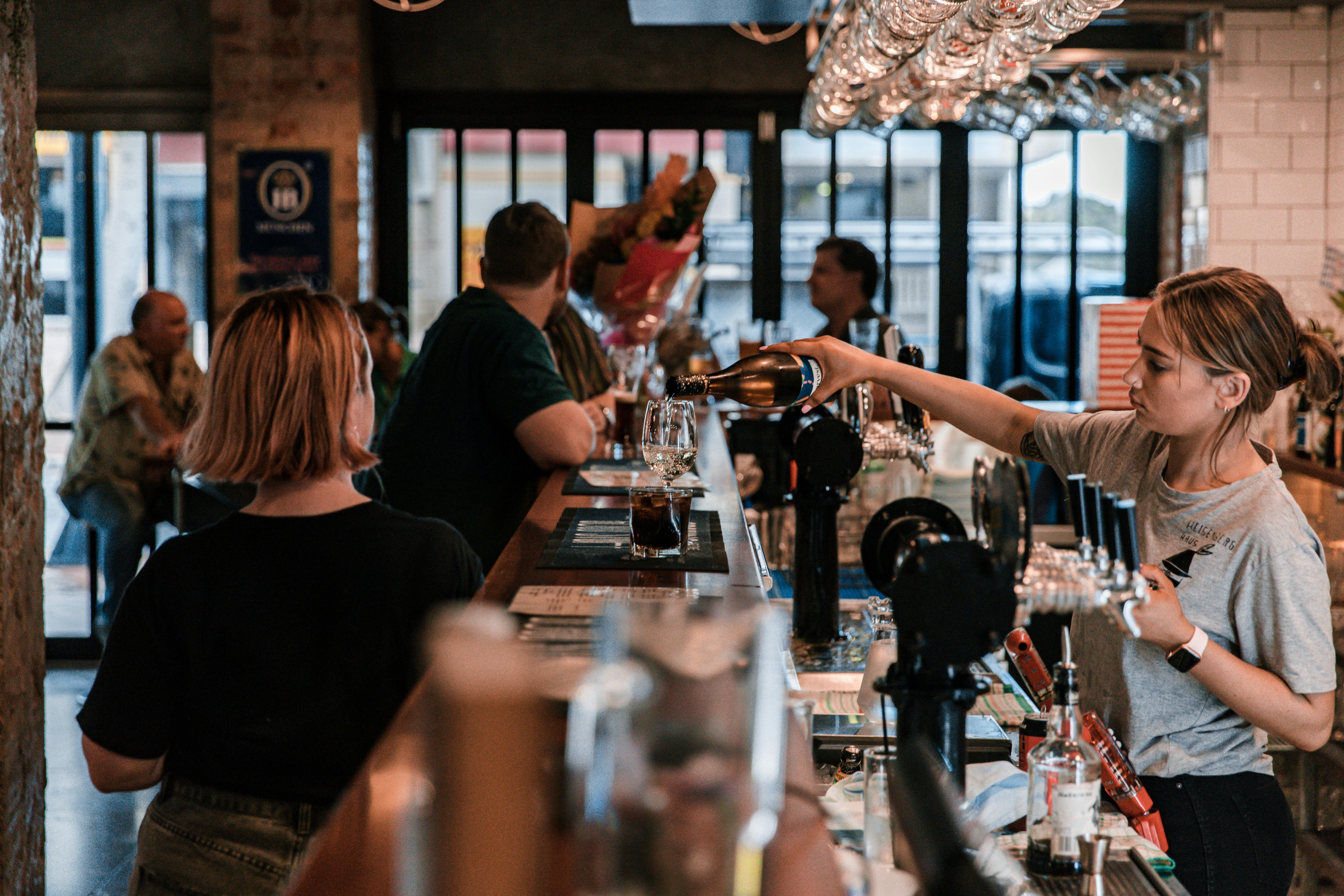The bar