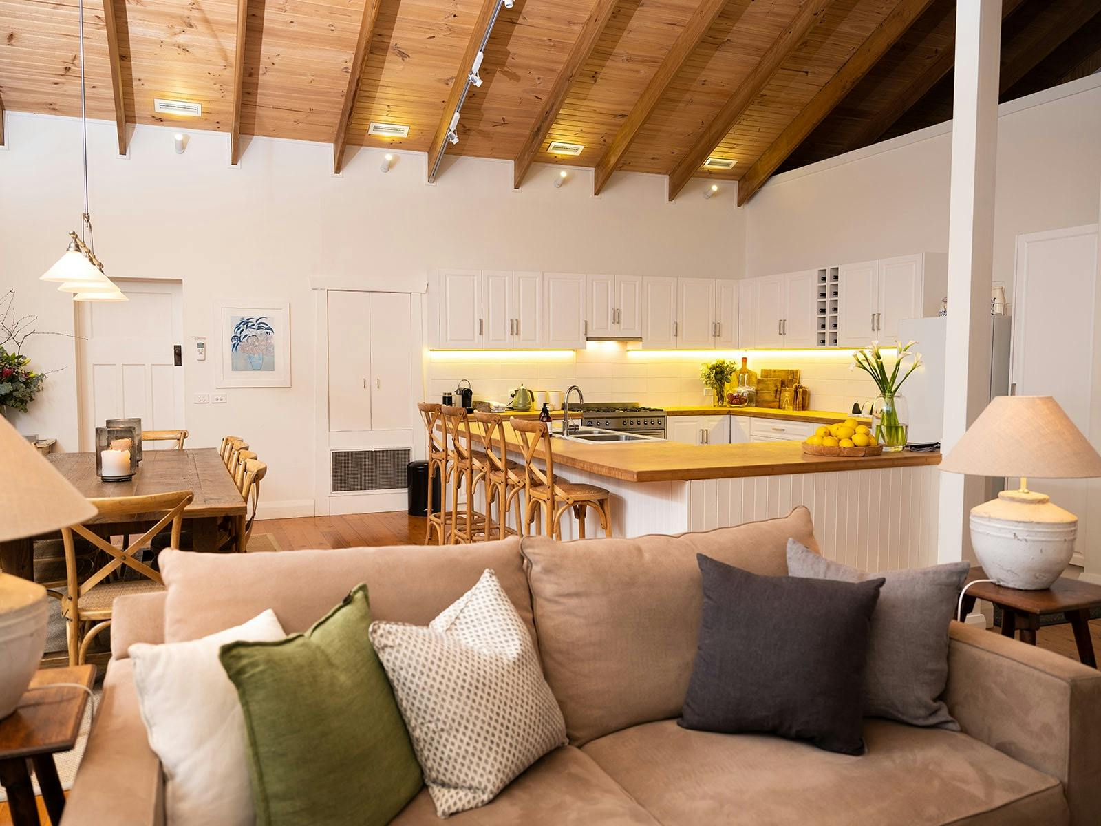 The Homestead interior living and dining