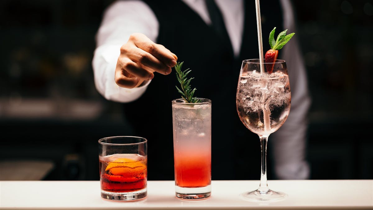 Cocktails at Latitude 27 Bar, InterContinental Brisbane