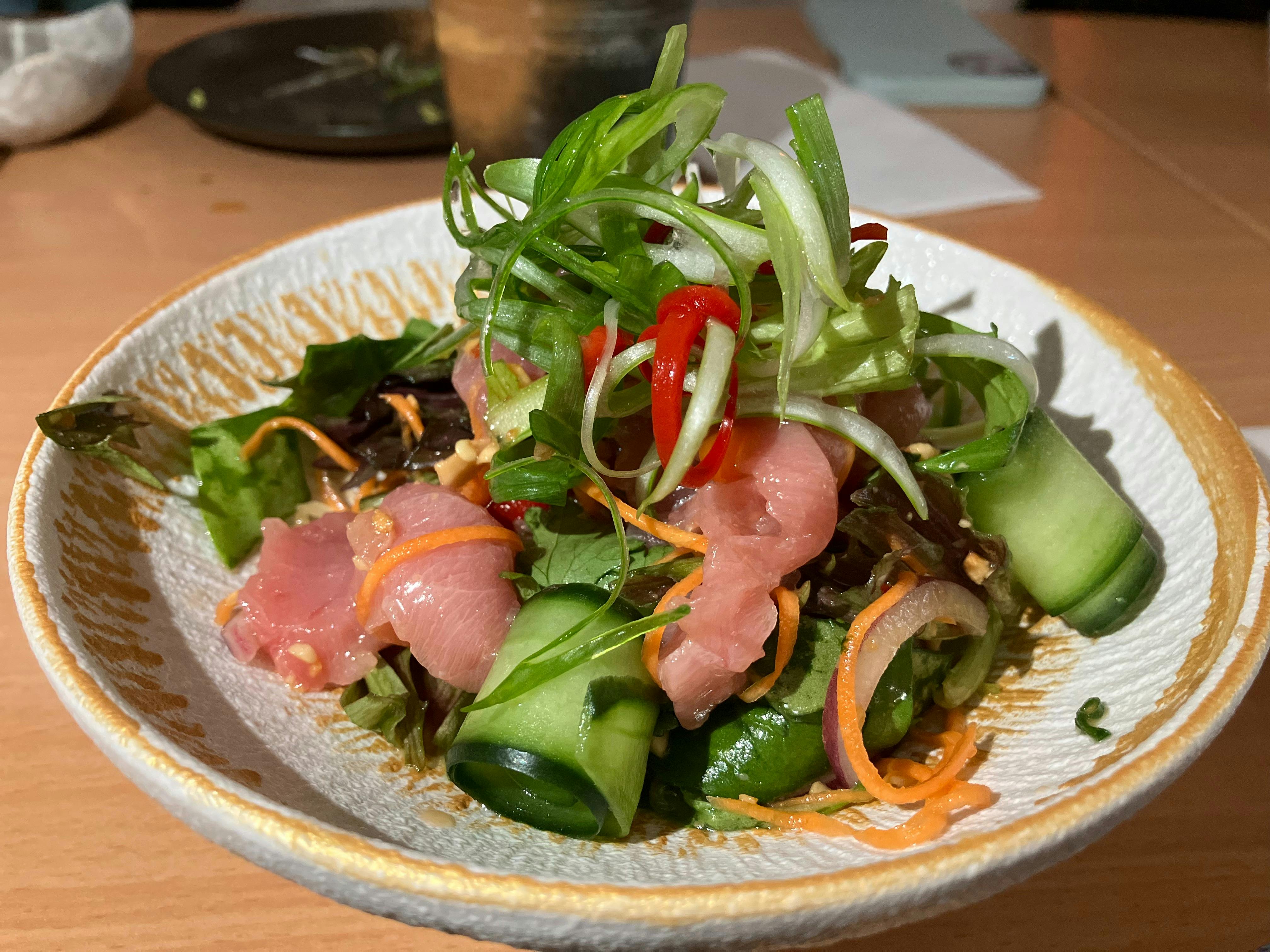 Expert Chefs prepare your tuna to perfection -  Tuna Thai Salad
