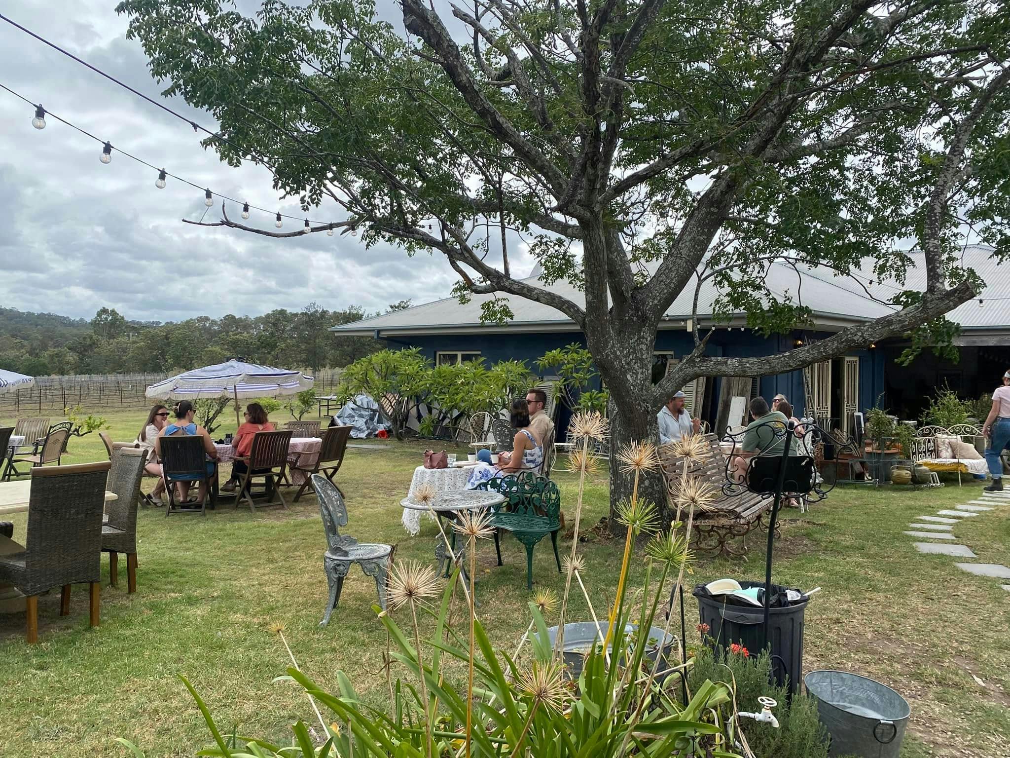 Outdoor seating available at Cafe Brocante