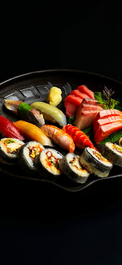 Koto Japanese restaurant omakase seafood selection of sashimi, nigiri, sushi