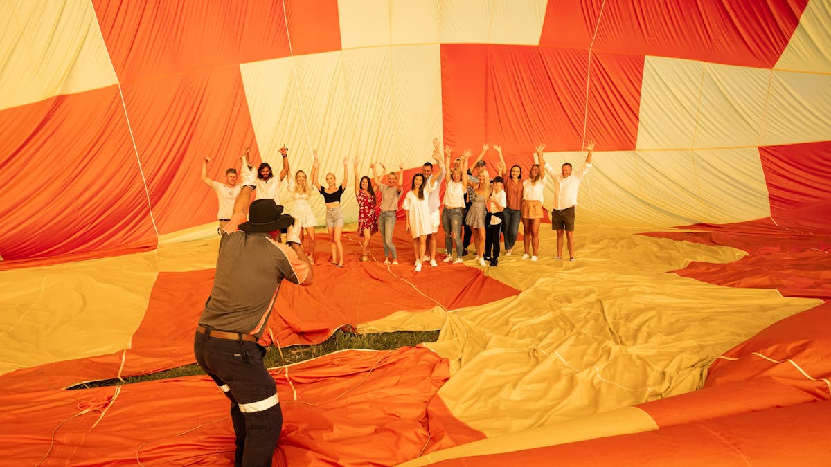 Hot Air Balloon Brisbane Inside the Balloon