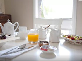 Enjoy a continental breakfast in your private Breakfast Room at Every Man and His Dog B & B