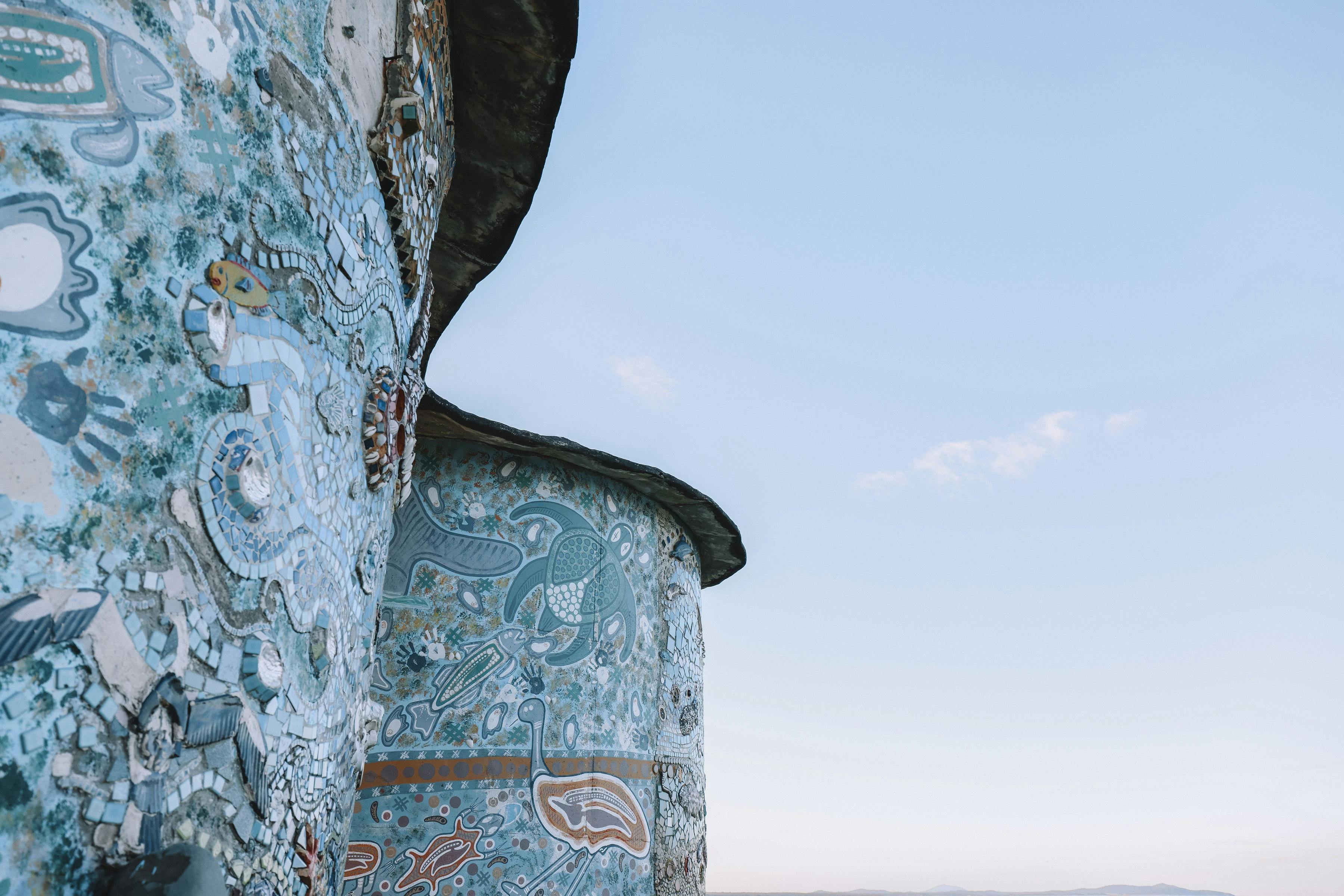 Milton Budge 벽화 워터 타워