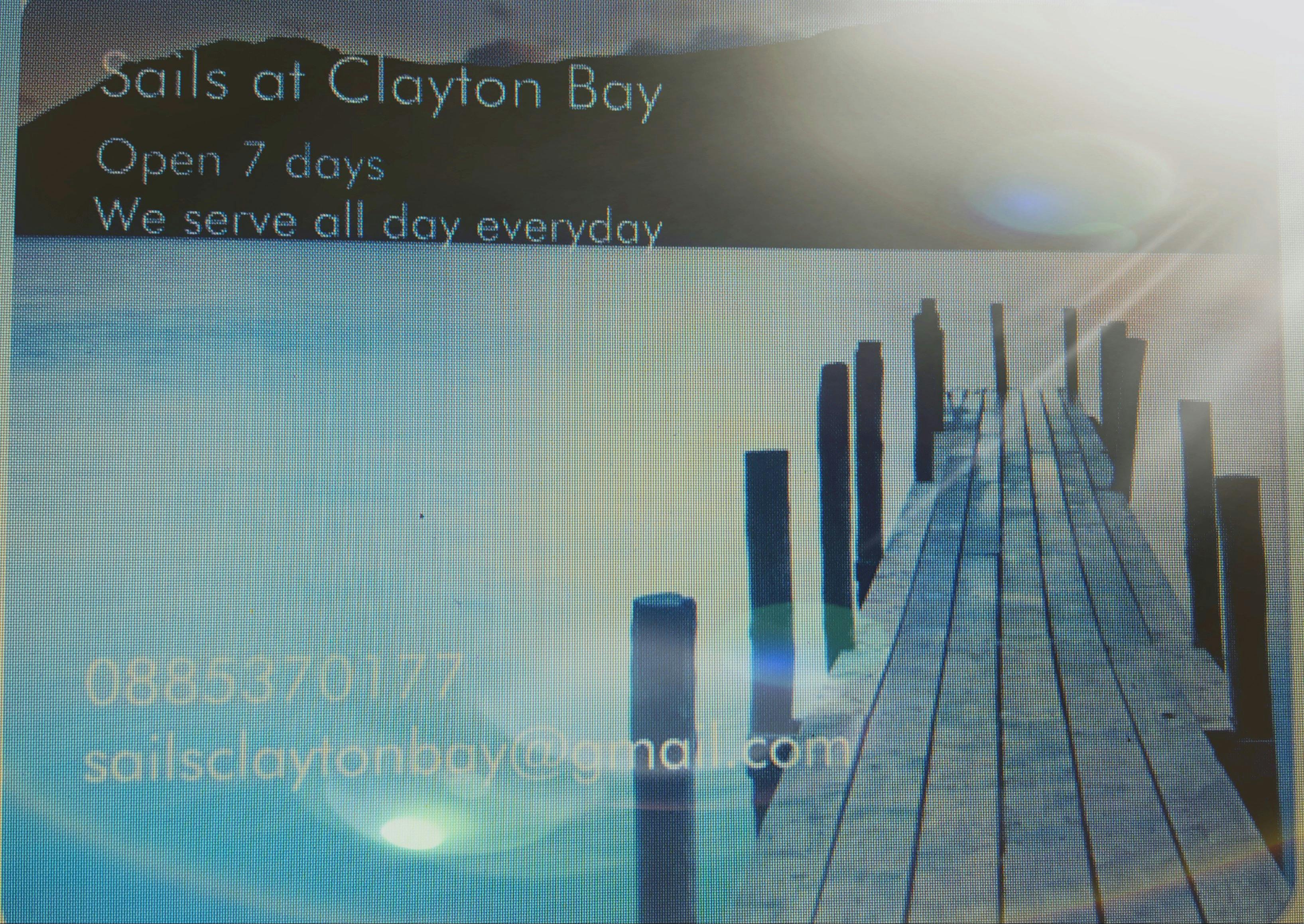 Sails At Clayton Bay