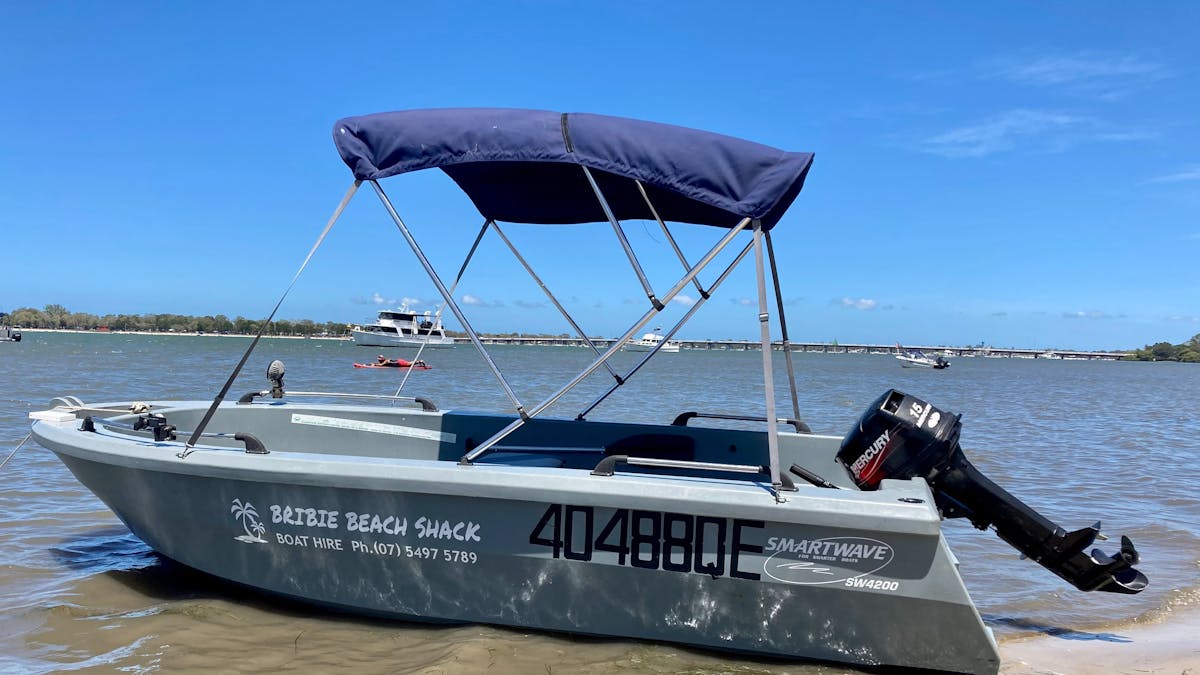 Bribie Beach Shack Up to 5 person cruising boat - Licence required