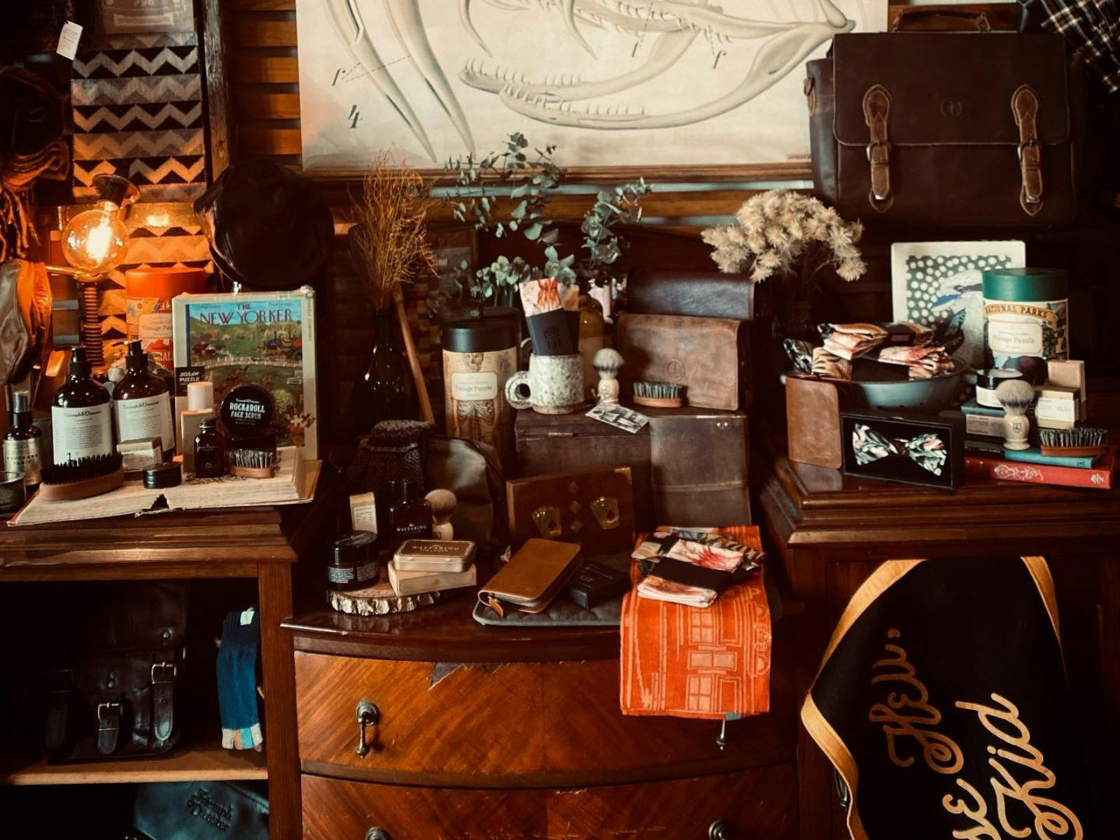 Retail products at Albert and Daphne