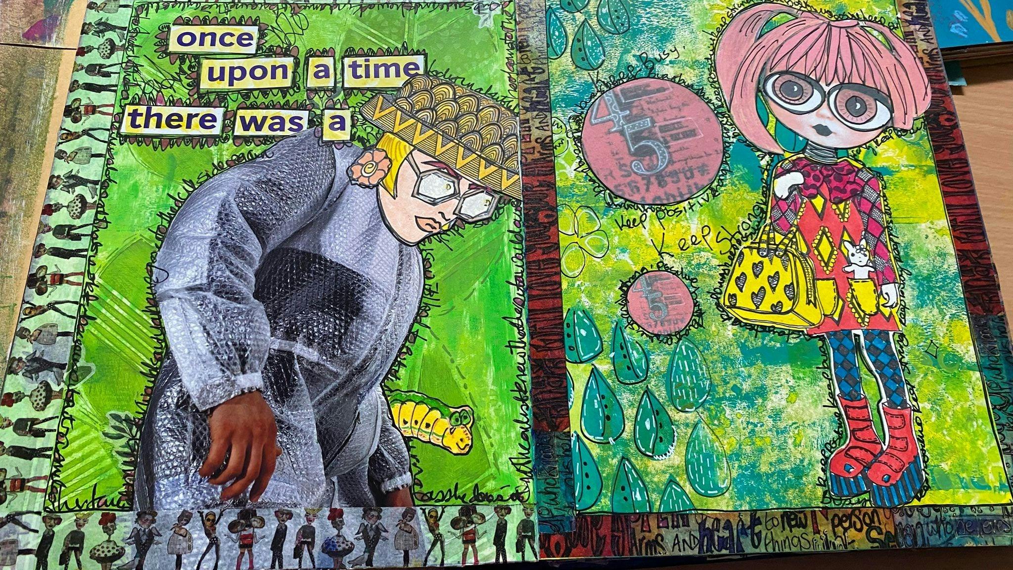 Art Journal pages Art Journal pages