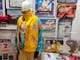 Mannequin in ski gear and skiing photos