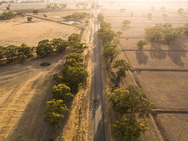 Cycling loop bike riding Deniliquin