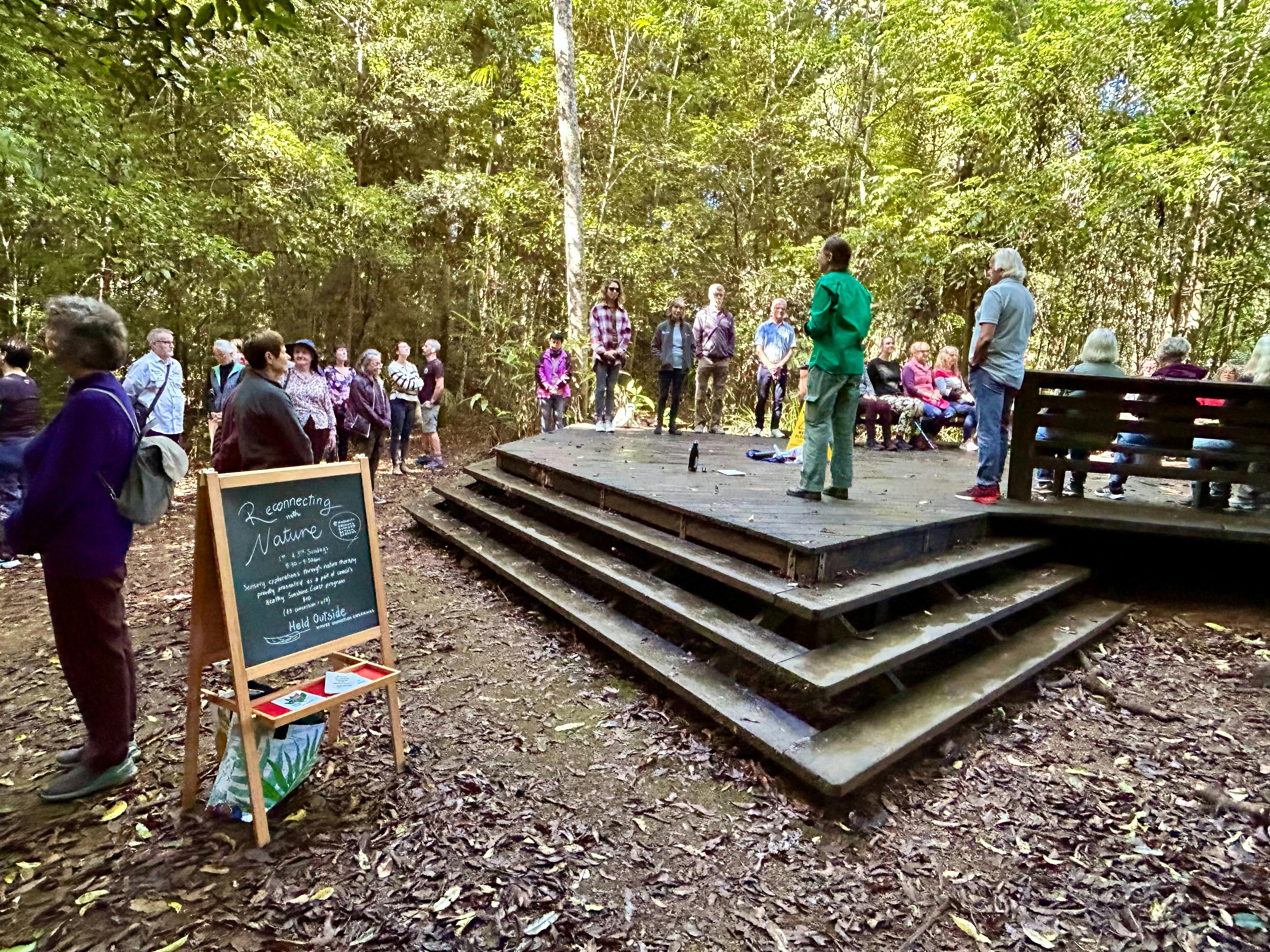 Forest bathing at Mary Cairncross