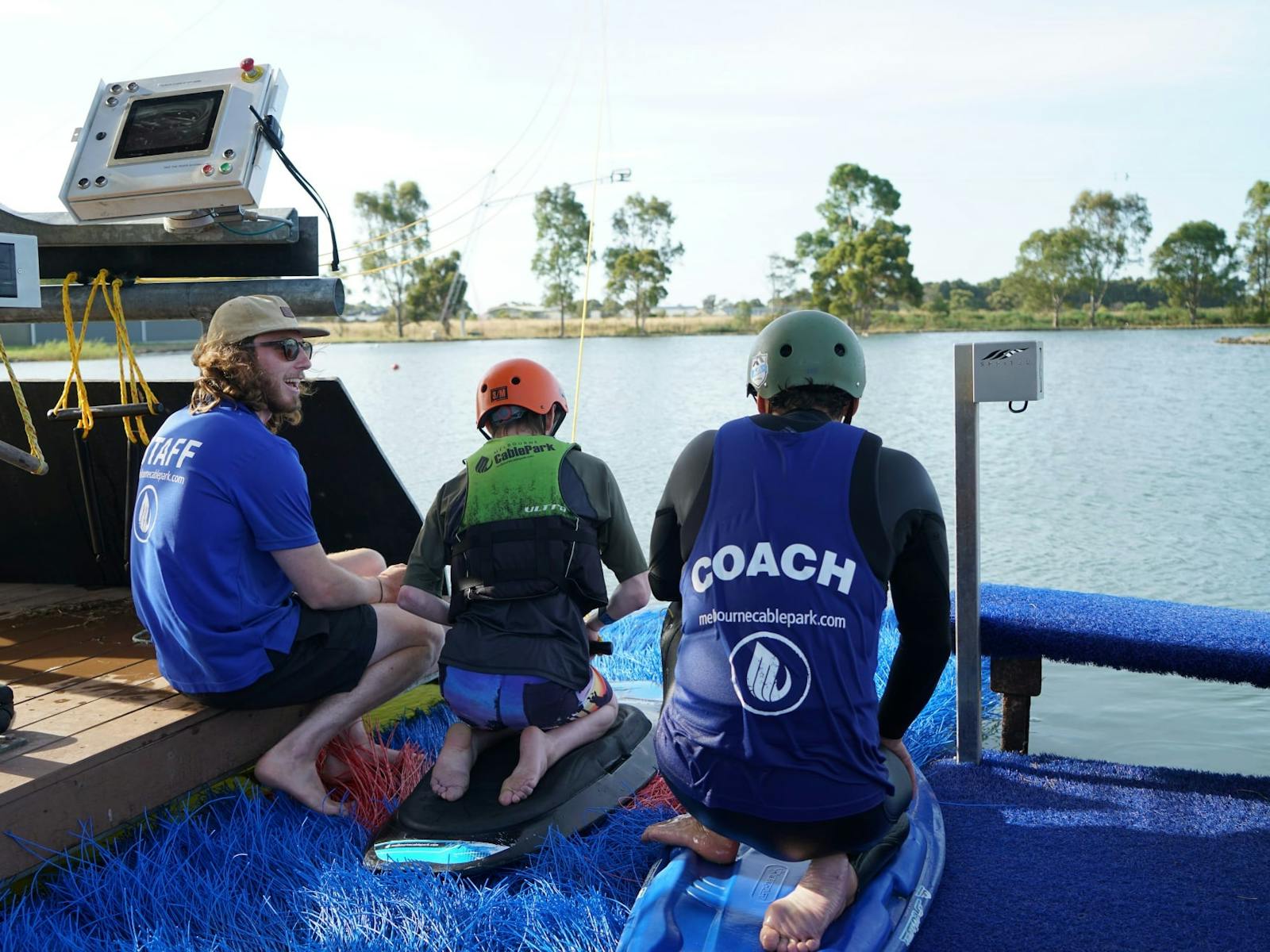 Coaching session in action