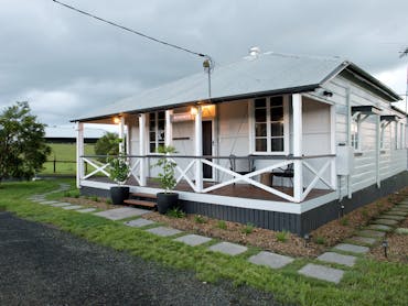 Enjoy a bath with a view in this newly renovated three bedroom cottage with open plan living . Enjoy a bath with a view in this newly renovated three bedroom cottage with open plan living .