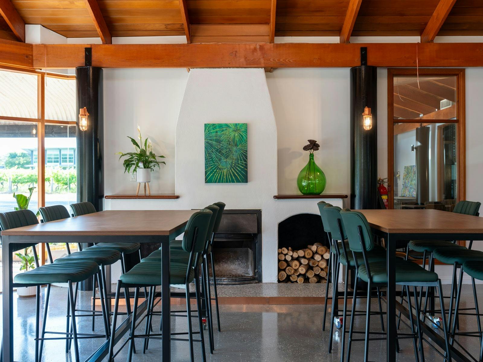 Cellar door interior