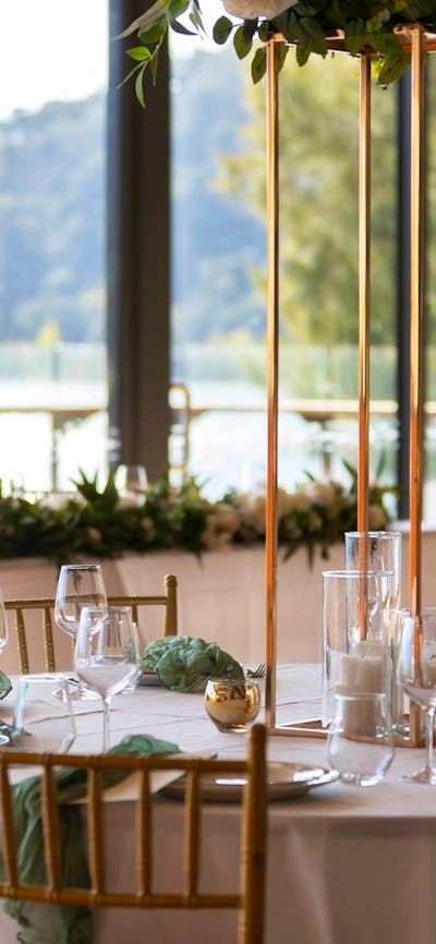 Red Shed table setting