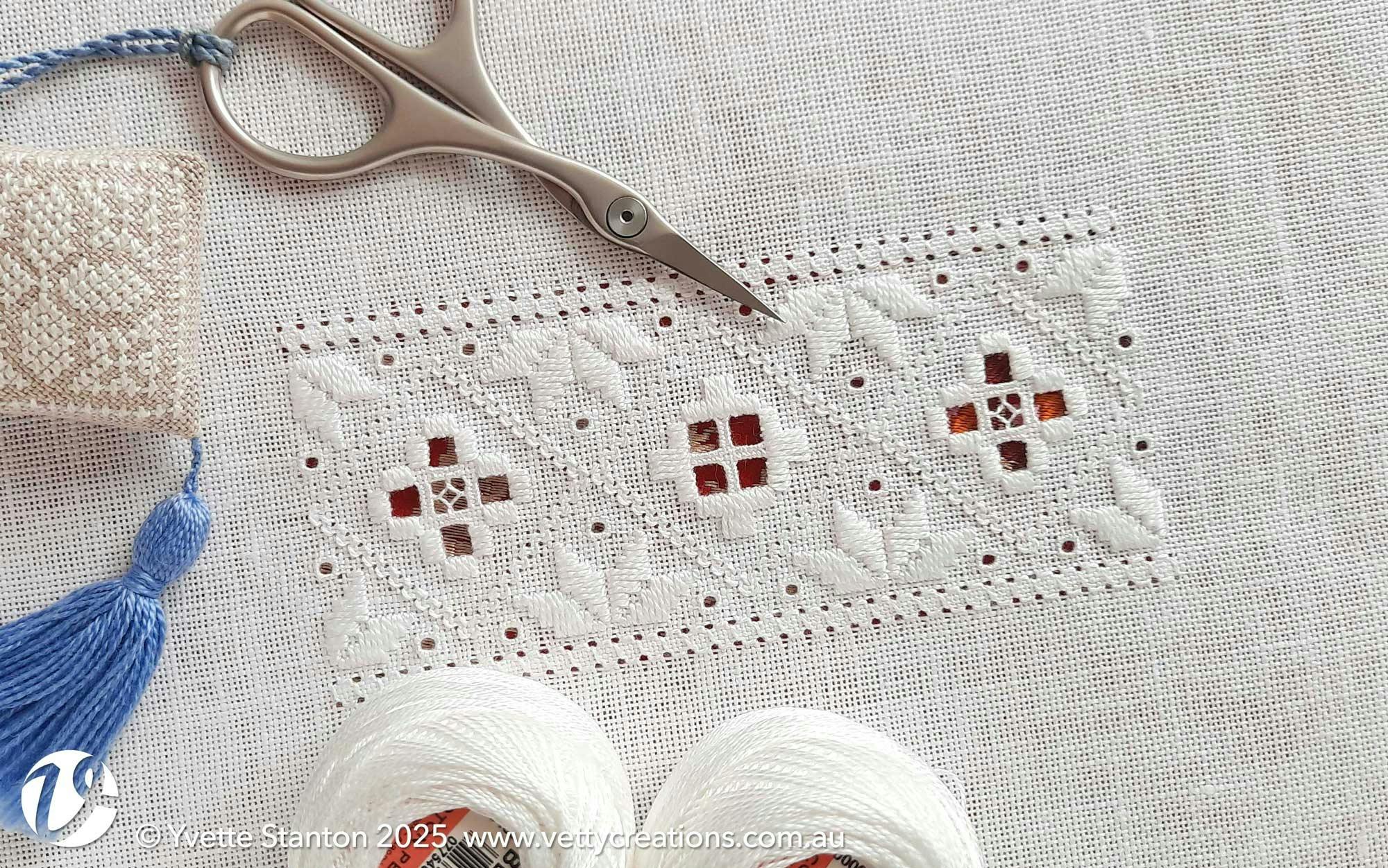 Beginners Hardanger band workshop with Yvette Stanton