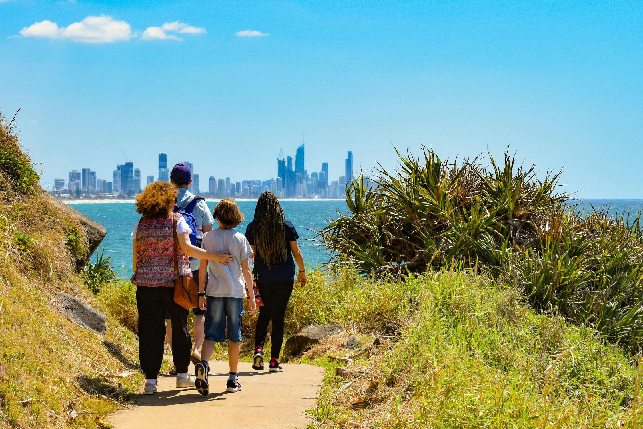 Jellurgal Walkabout tour and Surfers Paradise skyline