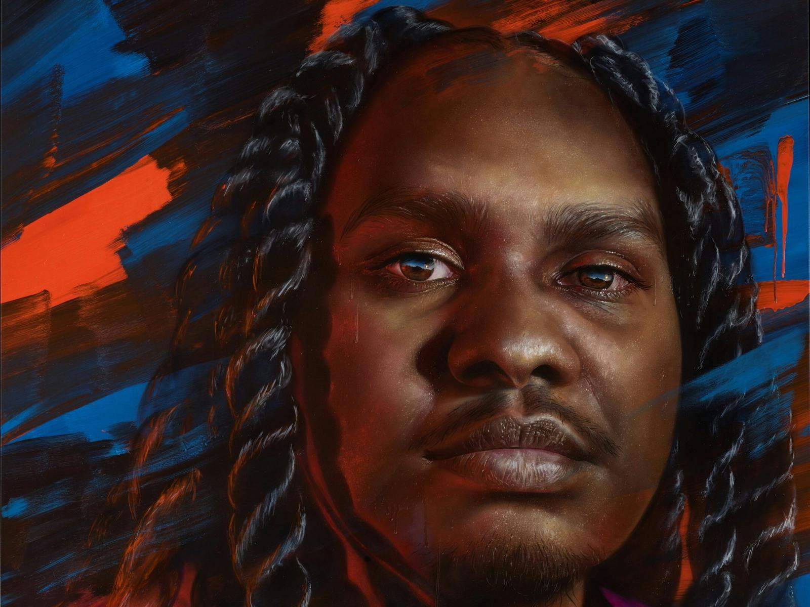 Packing Room Prize 2024 winner, Matt Adnate Rhythms of heritage (detail) c the artist