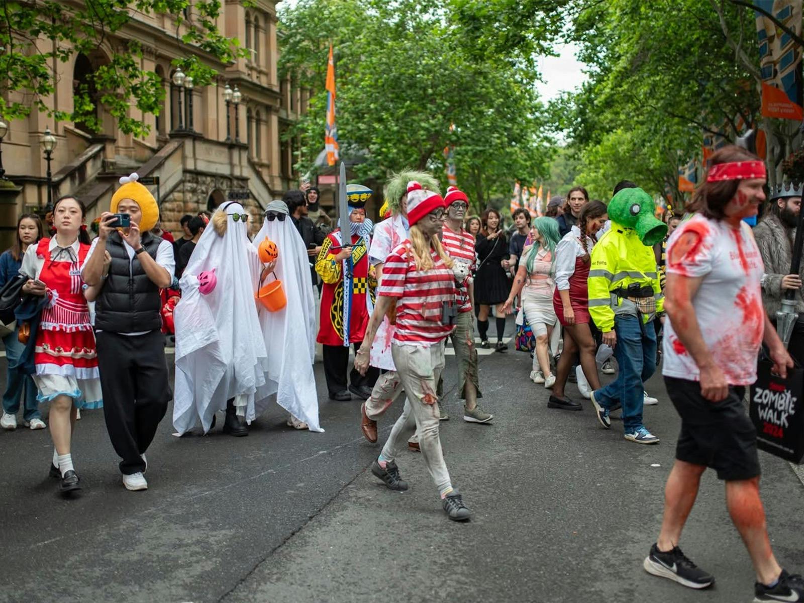 Sydney zombie walk