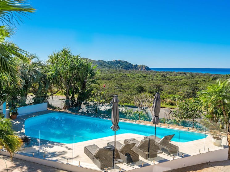 Byron Pacific Vista - Byron Bay - Pool and view