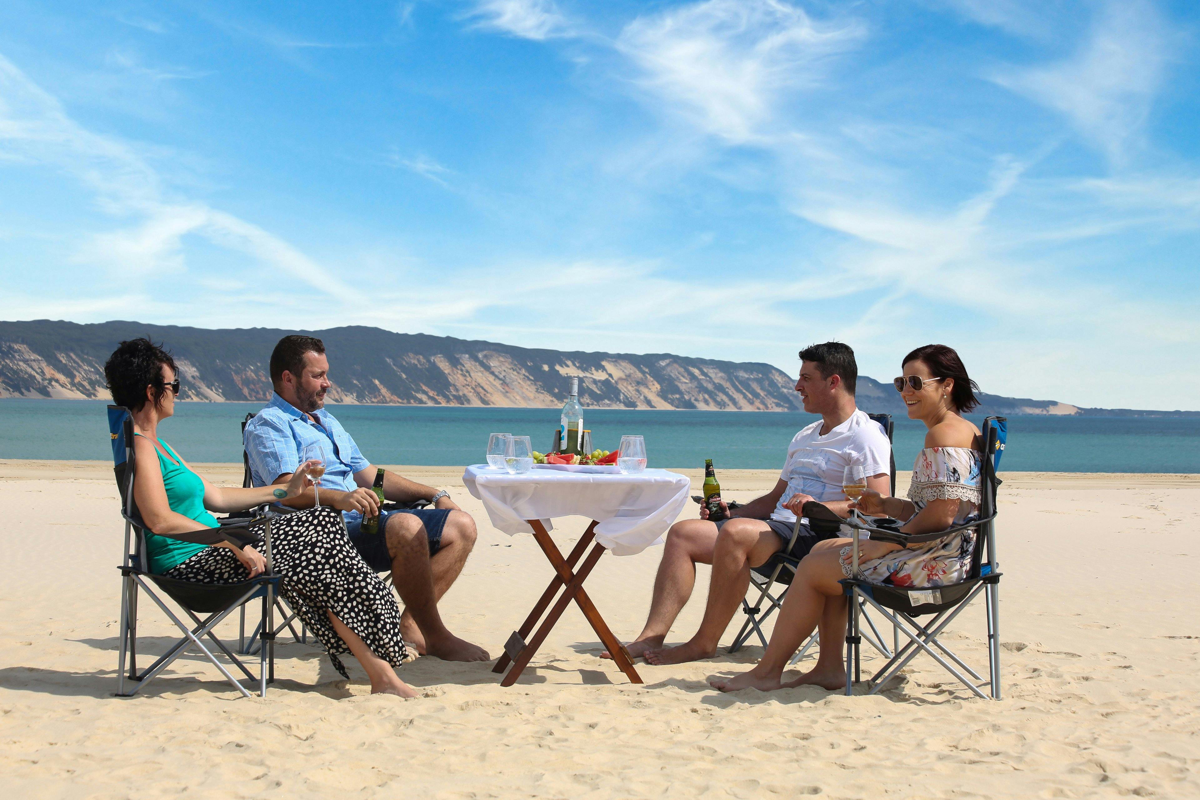 Picnic lunch Honeymoon Bay Rainbow Beach