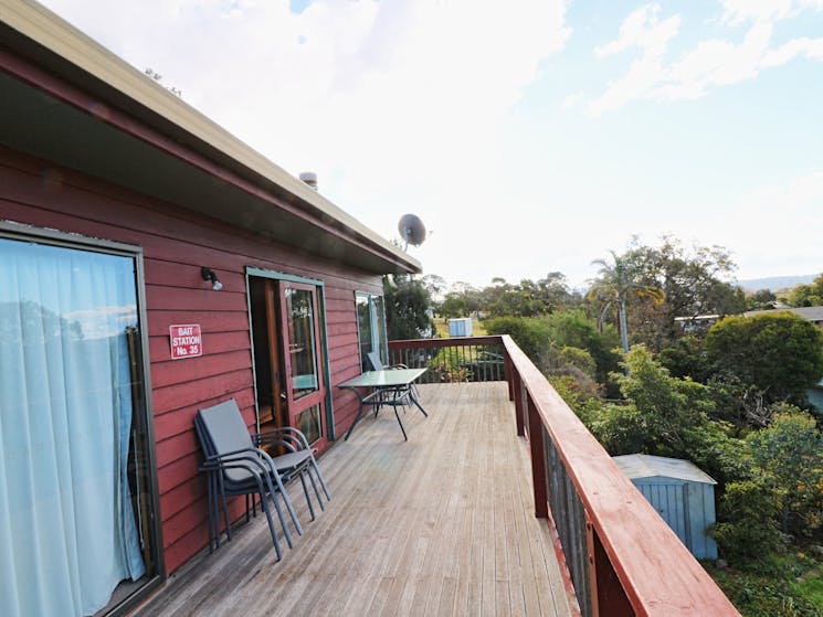 Upstairs Balcony