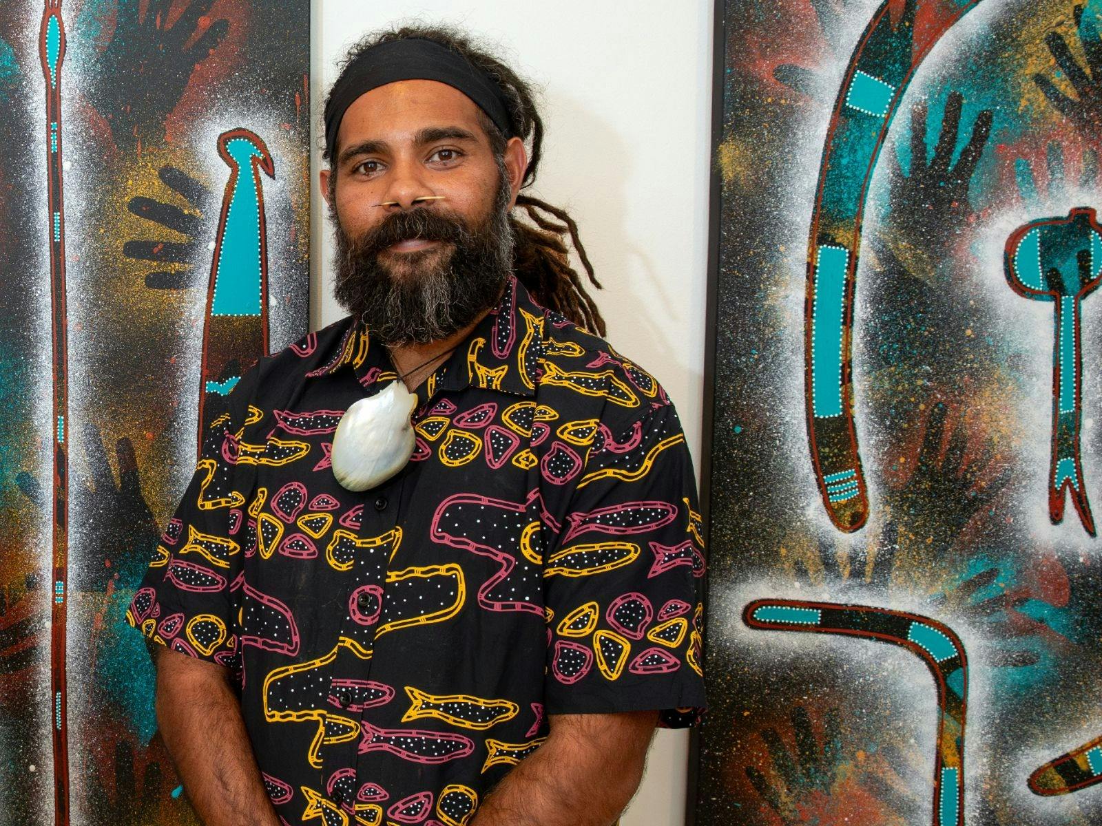 Redland Art Gallery: Meet the Artist of Create Exchange: Painted Up - Dean Bingkin Tyson