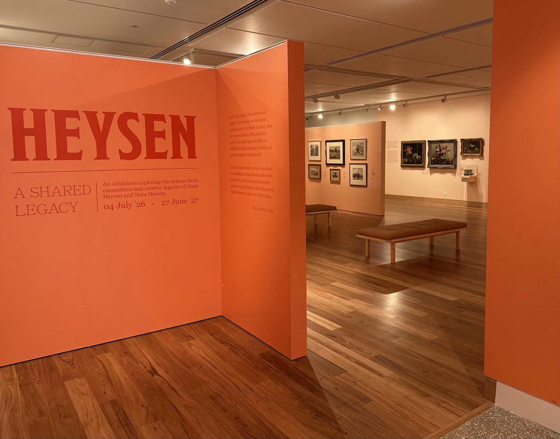 Heysen Gallery exhibition entrance
