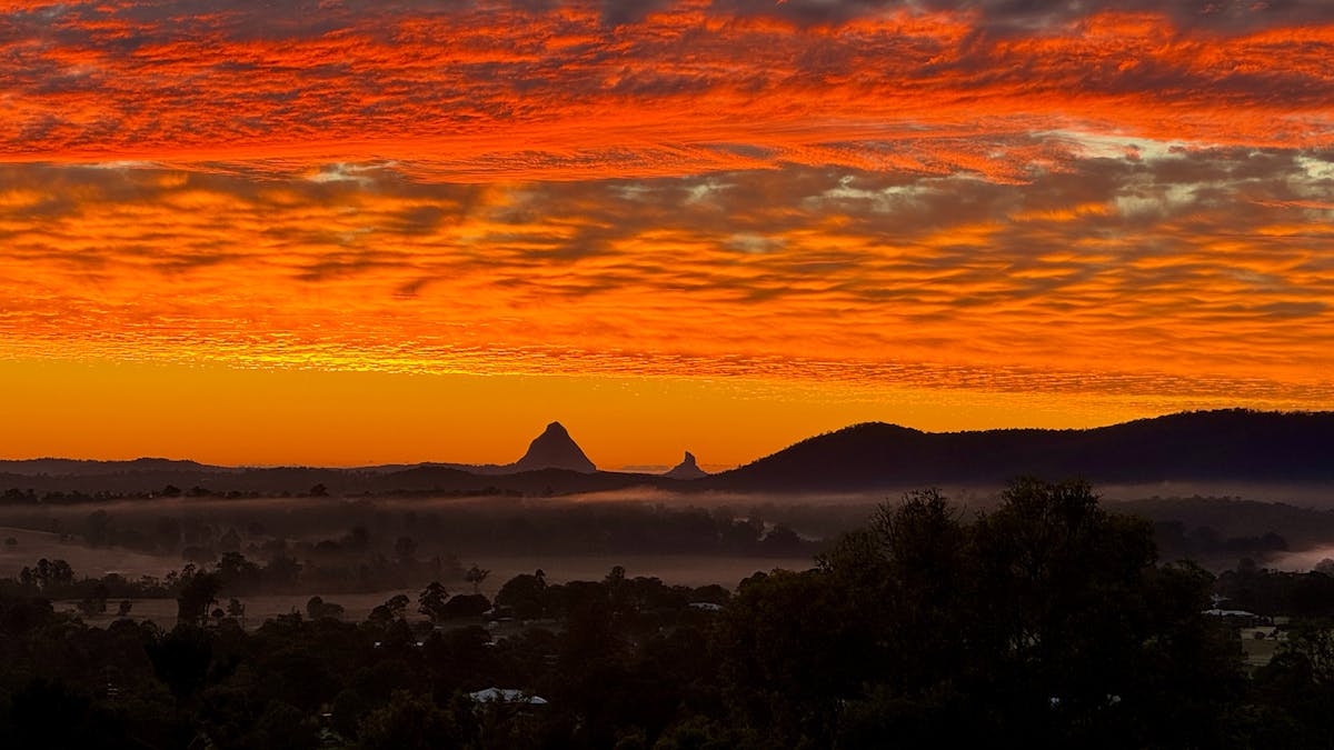 Sunrise @The Archer Retreat Gateway to the Country in The Somerset and Glasshouse Regions Queensland