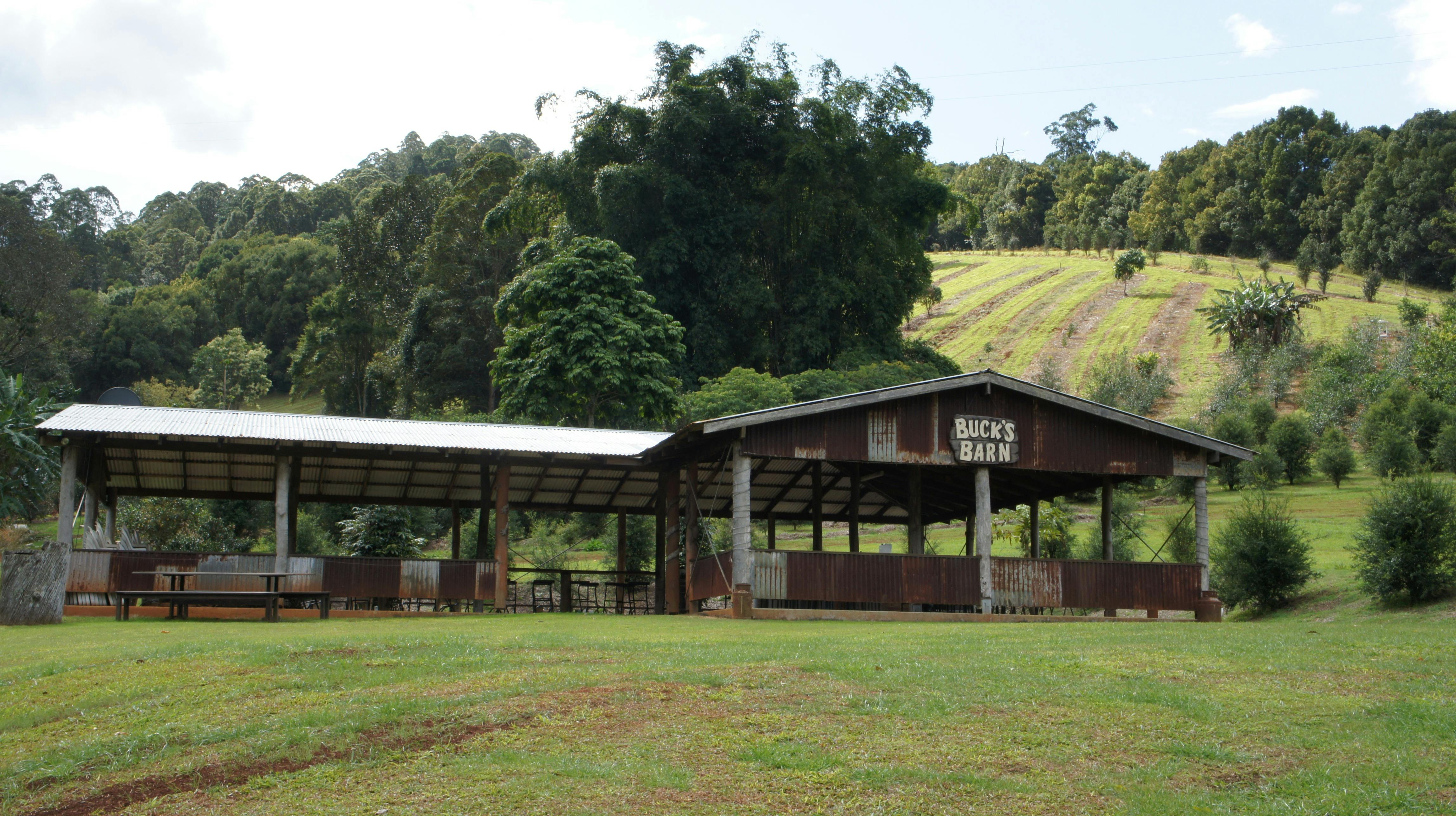 Bucks Barn is a place for people to sit and relax to be educated about the farm.
