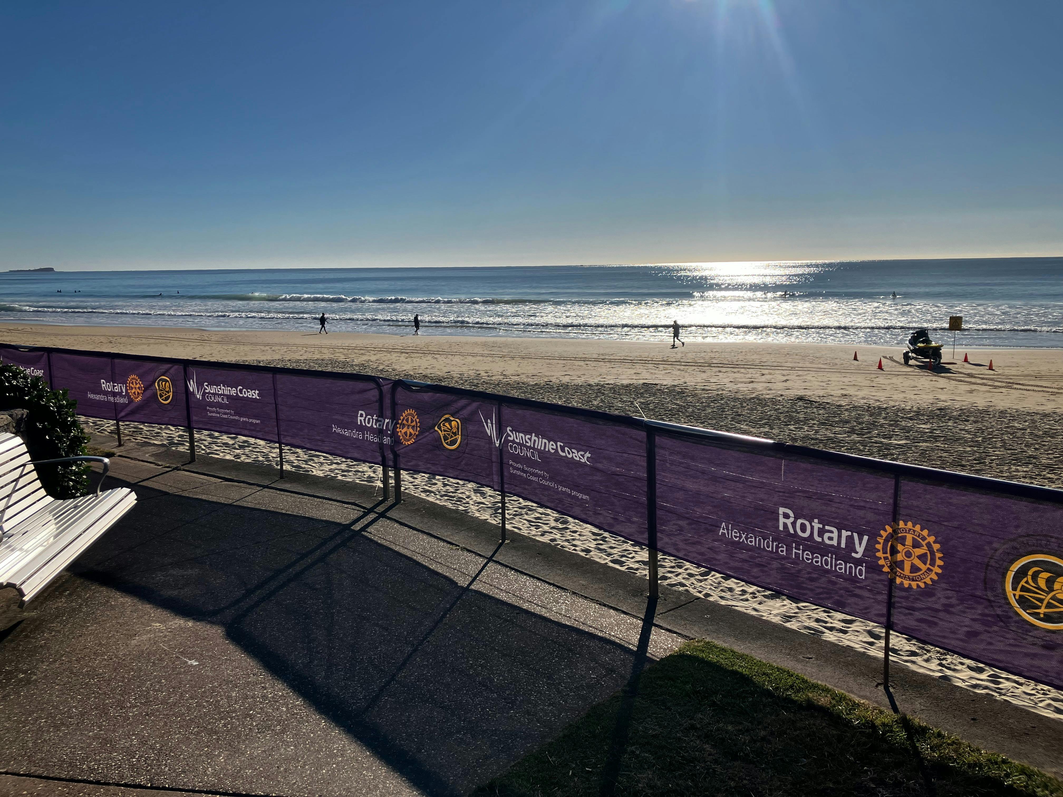 Perfect beach Morning for a Solstice Swim