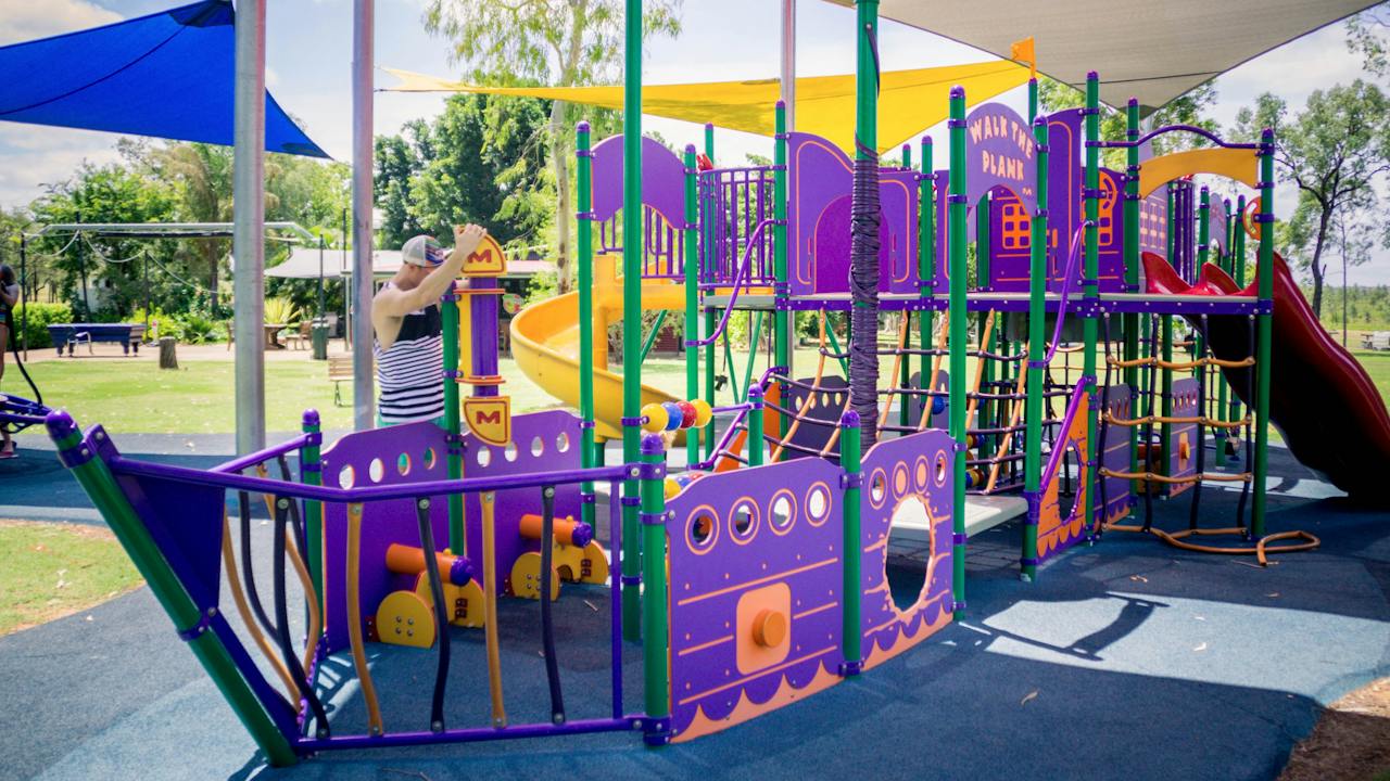 Kids playground Theresa Creek Dam