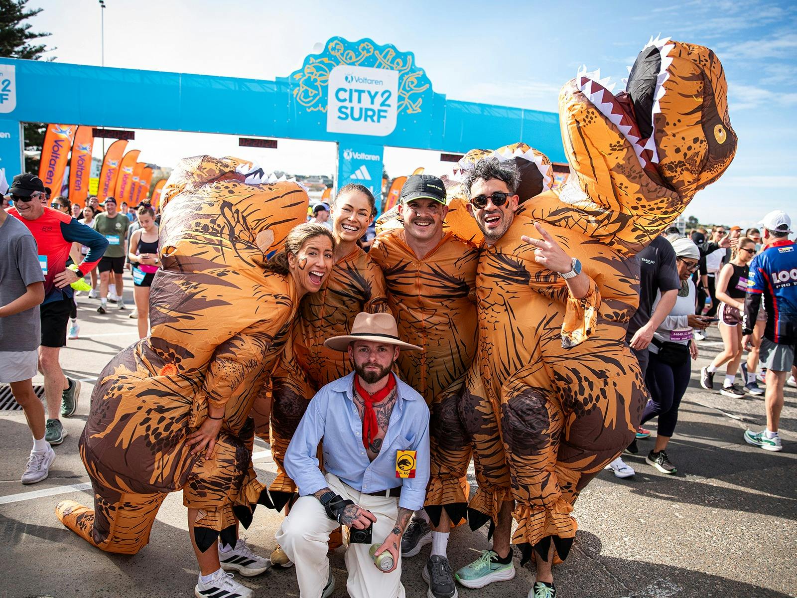 Voltaren City2Surf Finish Line Moment