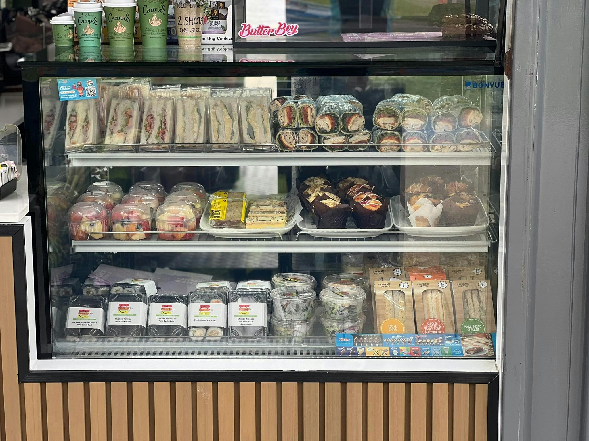 food and pastries at Harley and Hudson Coffee Bar