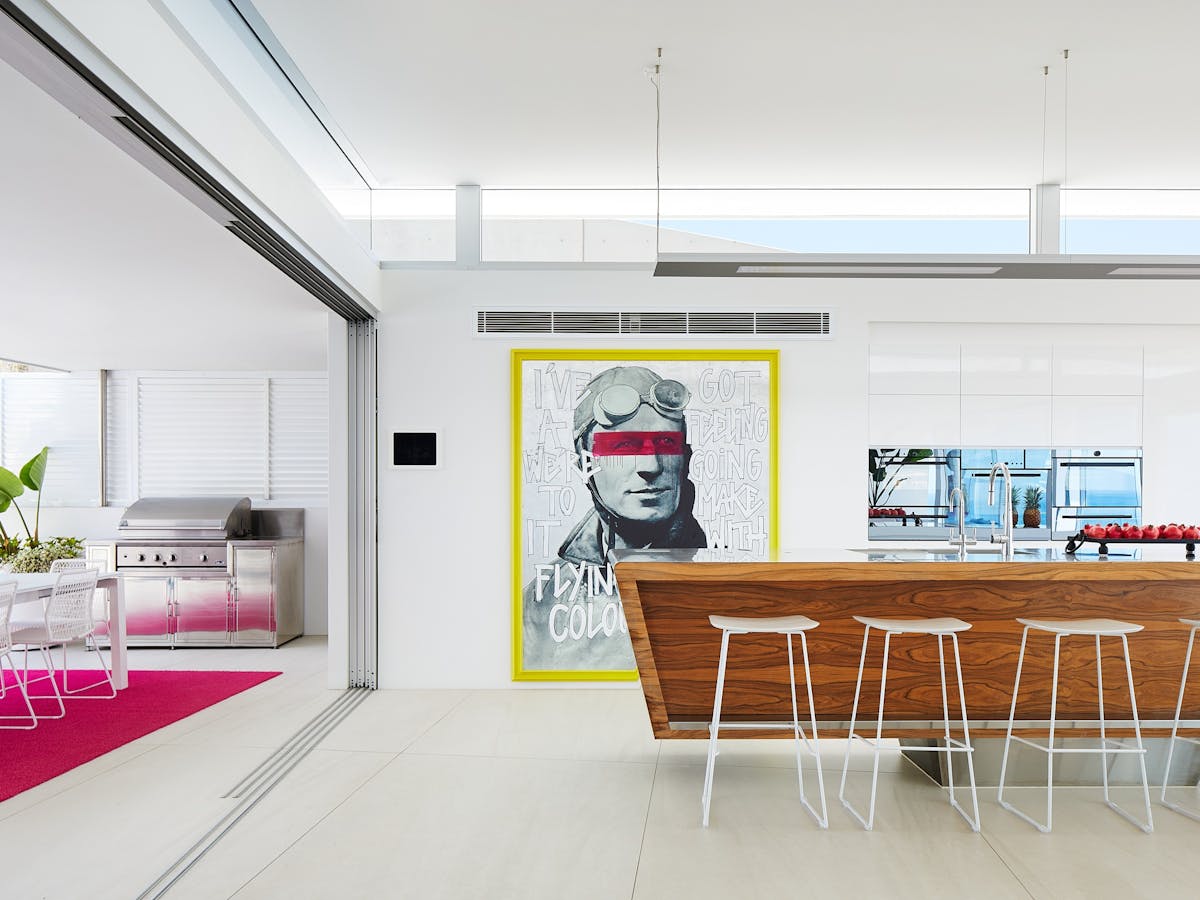 Fully appointed modern open plan kitchen with prestige appliances & Butler's pantry