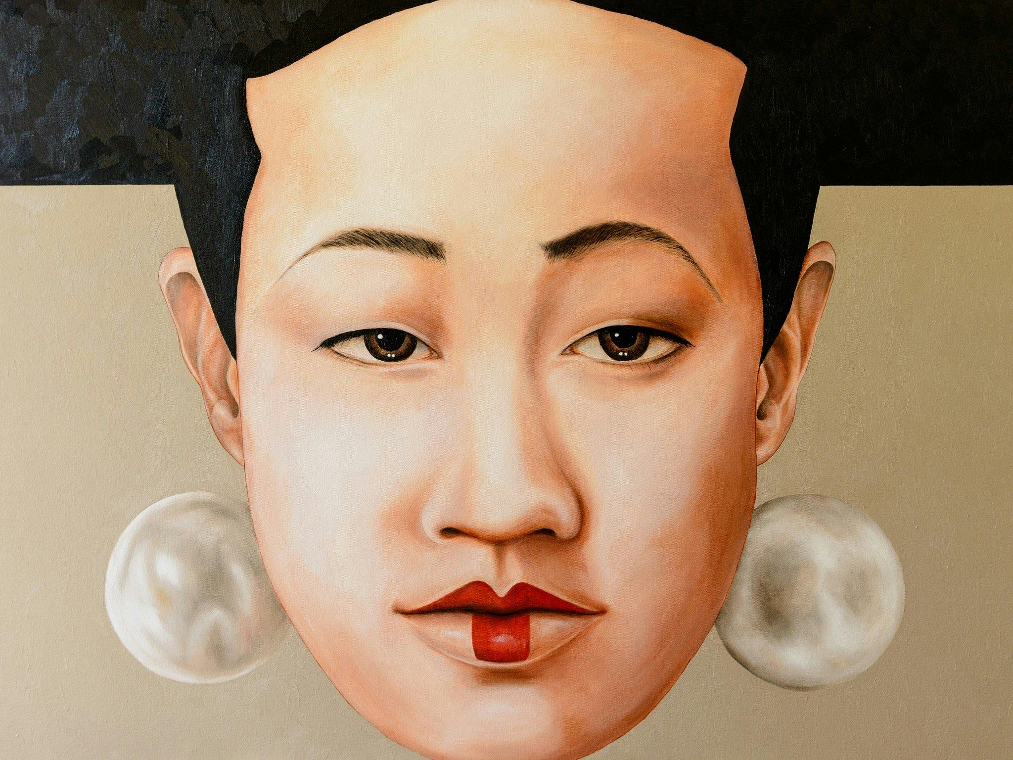 梅麗莎·巴伯的珍珠妃子（細節）