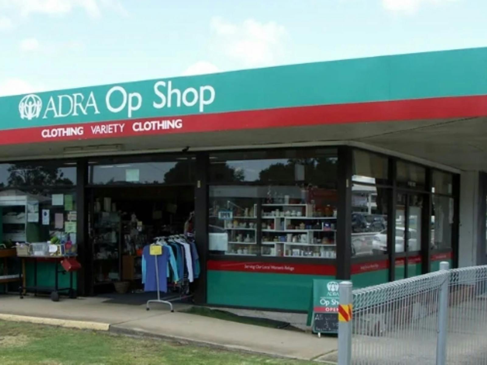 Image of the exterior of ADRA op shop
