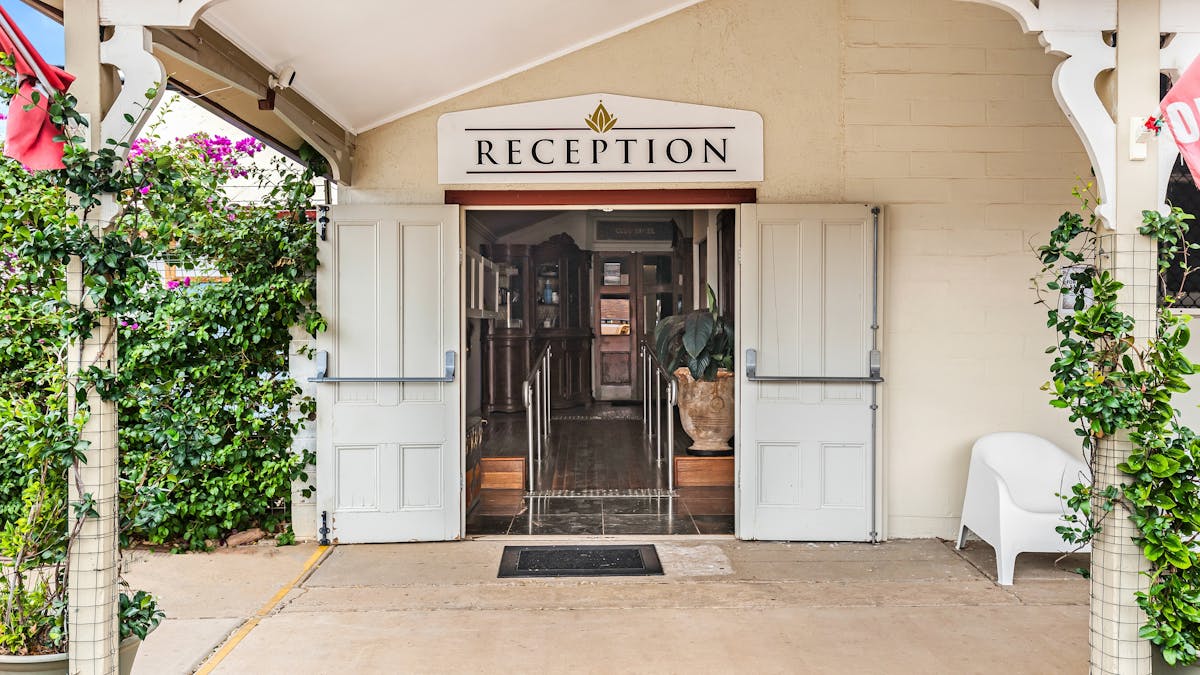 Entrance to the Hotel at Club Boutique