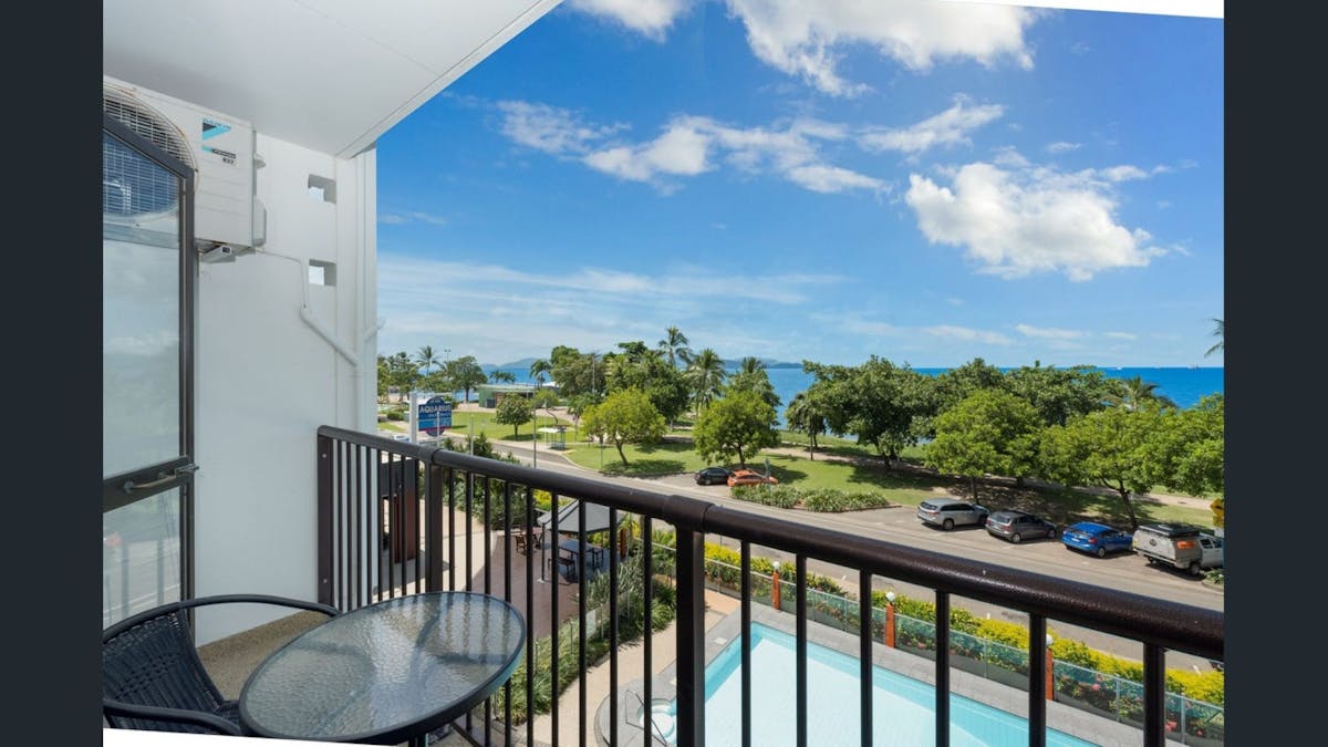 All balconies ocean facing towards the Coral Sea