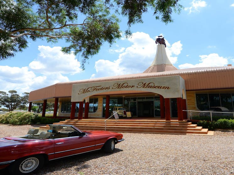 Entrance to McFeeters Motor Museum