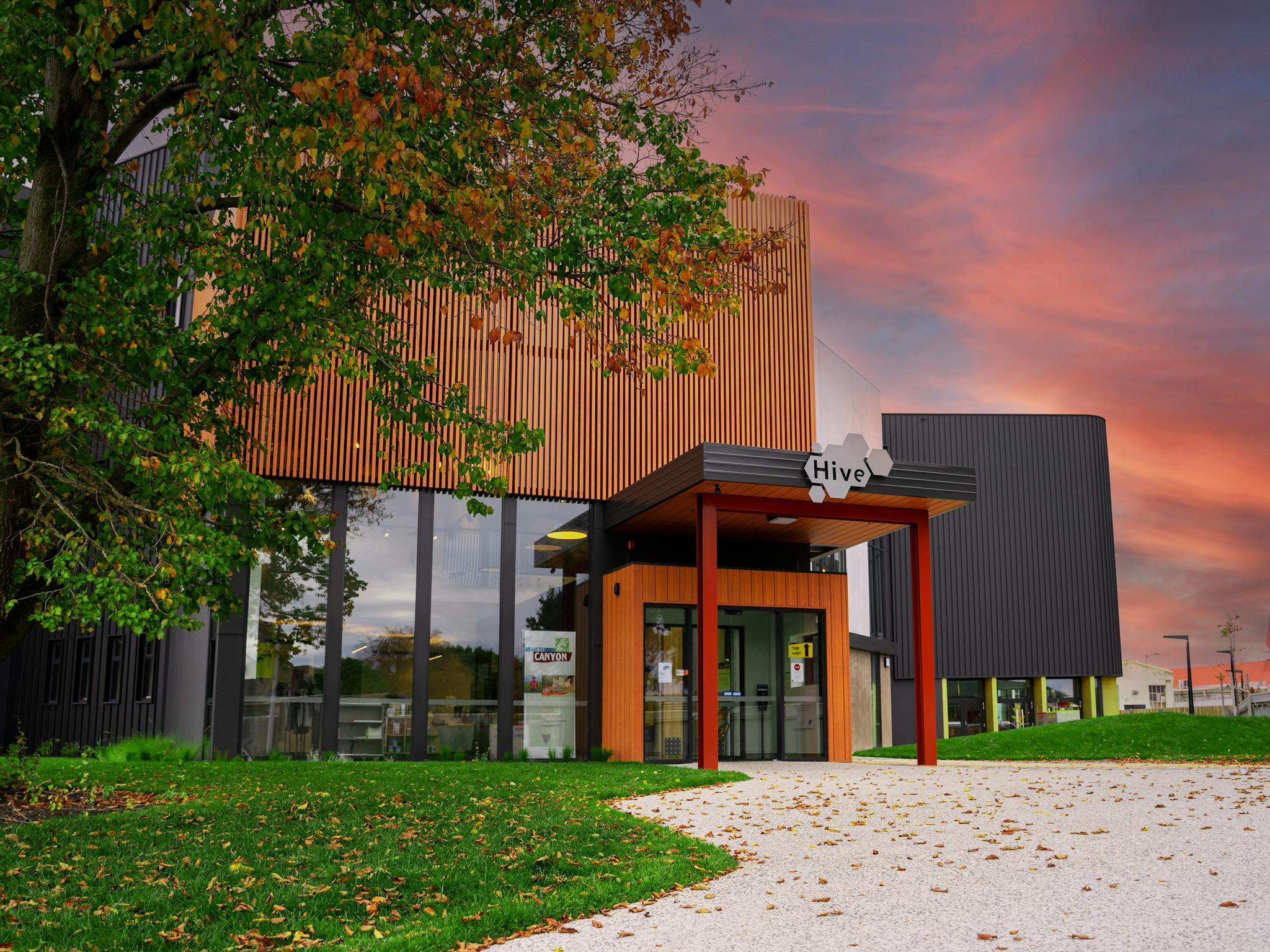Hive Tasmania Cultural Precinct exterior of building