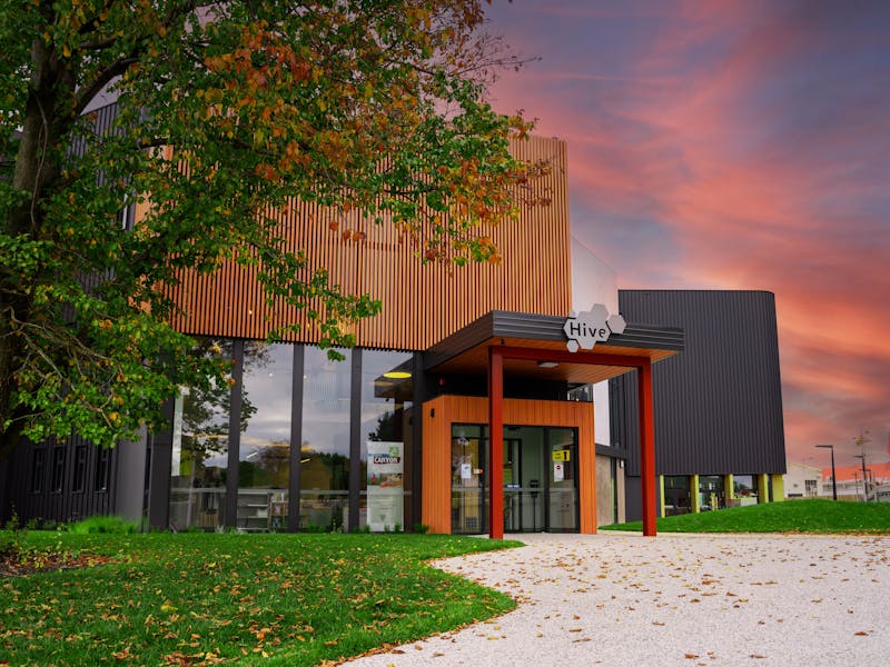 Hive Tasmania Cultural Precinct exterior of building
