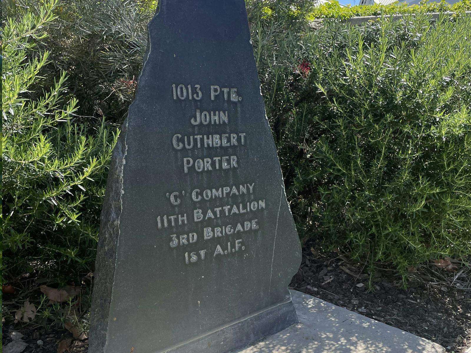 John Porter Memorial
