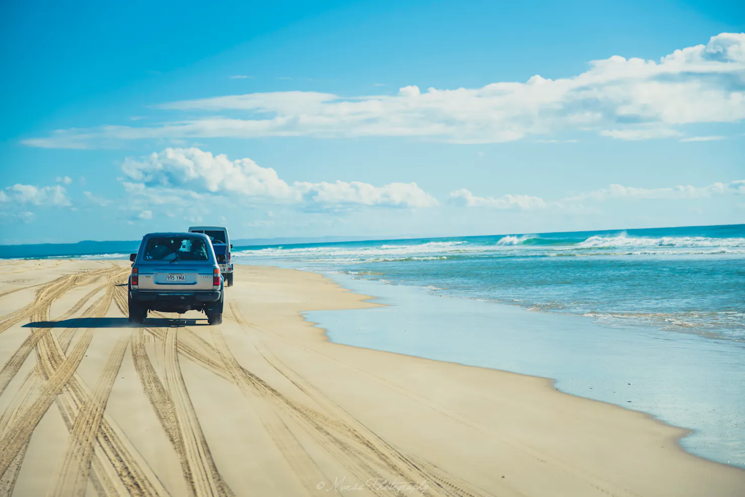 Beach Driving, Sea, Sand