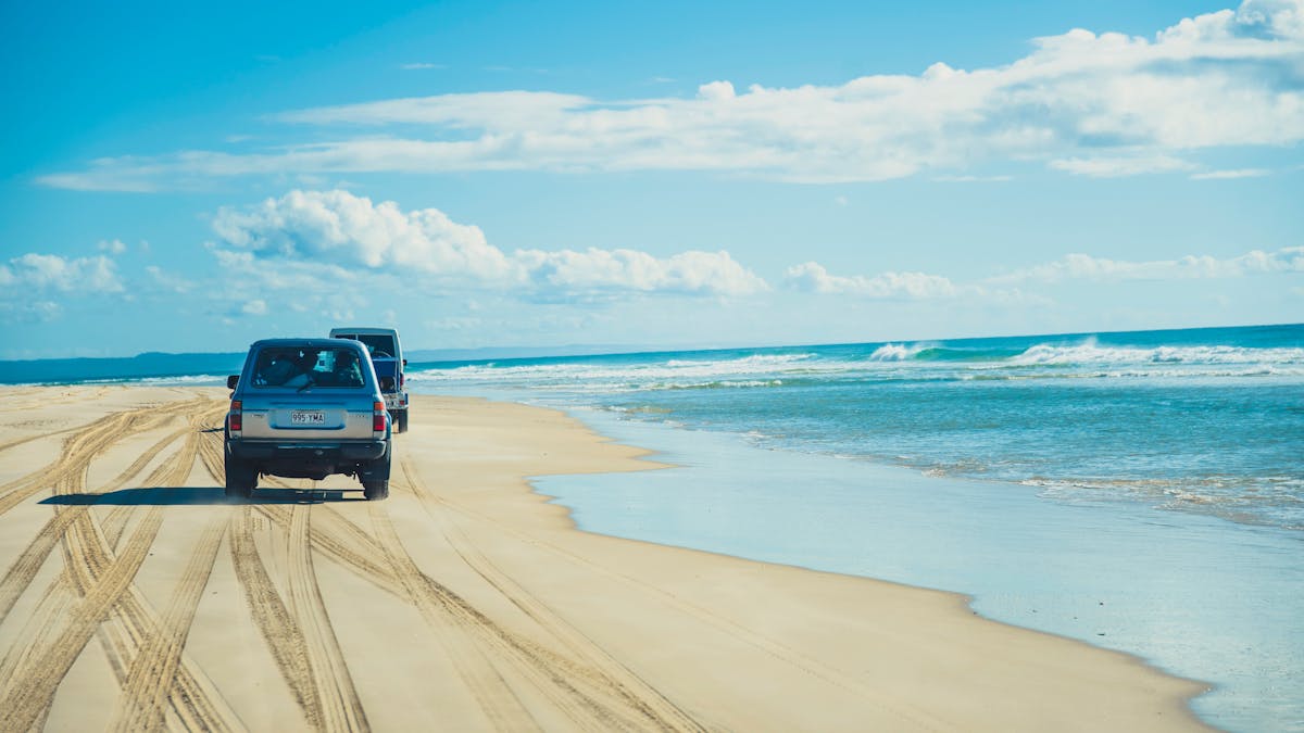 Beach Driving, Sea, Sand